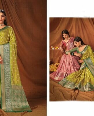 A stunning Silk saree will add glitz and glam to your wedding.