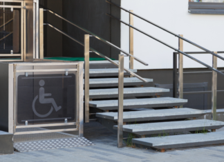 What features does a wheelchair lift have?